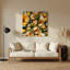 Art mural en métal fruitier cerise beige-263411182