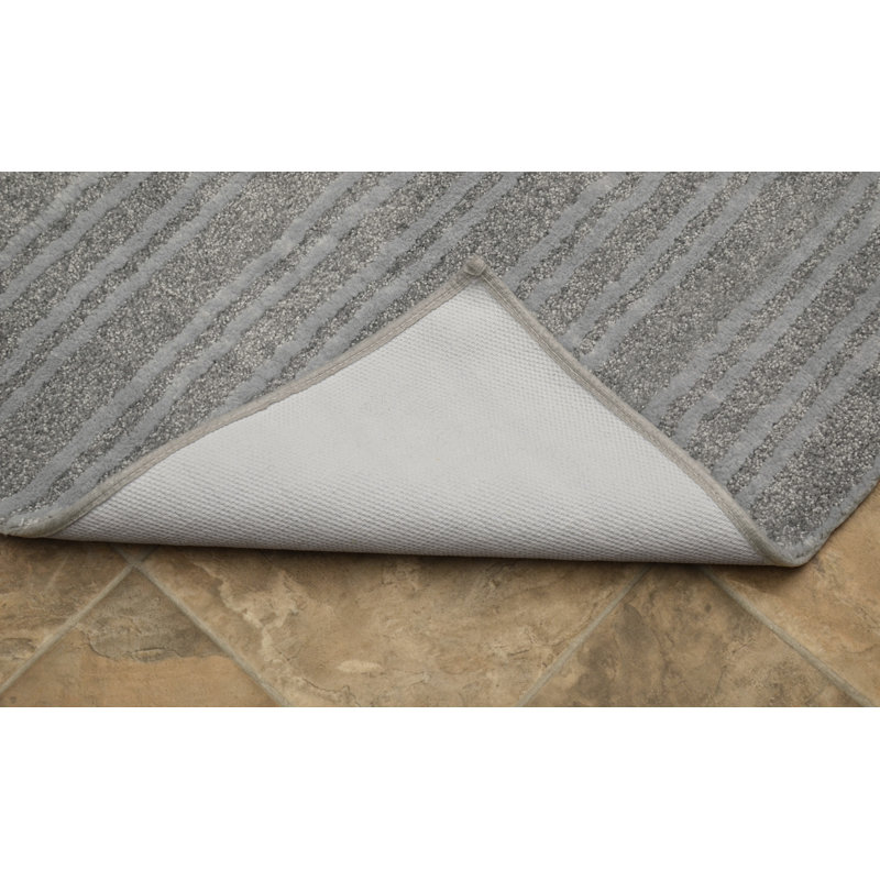 Tapis pour salle de bain Seabrook, Platine