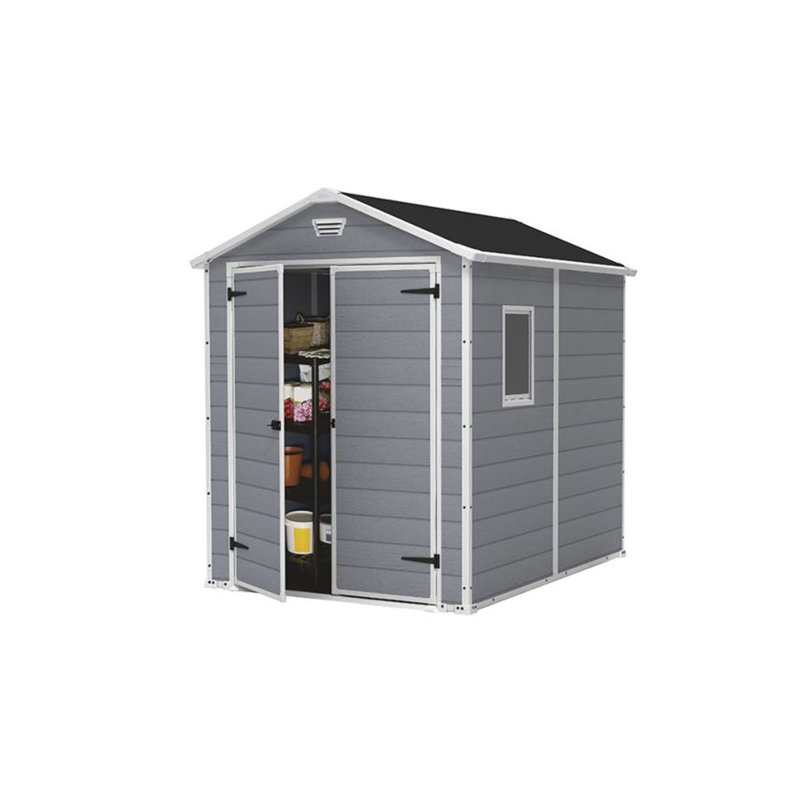 Keter Manor Shed 6X8ft- Grey