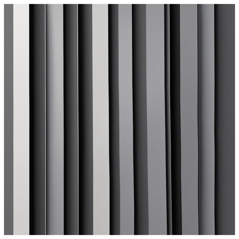 Tapis de bain gris à rayures verticales, 24in W x 17in L