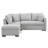 82.6" L-Shaped Sectional Pull Out Sofa Bed Sleeper Sofa With Two USB Ports-1724758564
