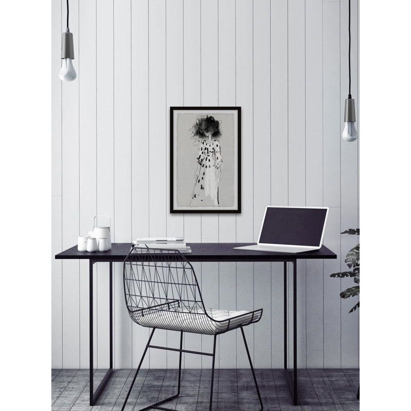 Tangled Hair by Parvez Taj - Single Picture Frame Painting, 45 cm H x 38 cm W