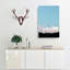 Forest Moon in Italy in Abstract - Wrapped Canvas-55312581