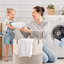 Fabric Laundry Hamper with Handles-1734013794