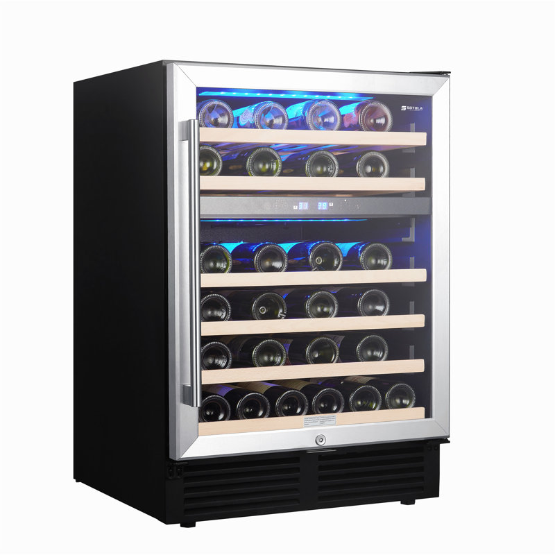 Abrahams 23.4'' Freestanding Wine Refrigerator