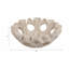 Bol décoratif artistique avec découpe sculpturale - Bol décoratif moderne qui offre un effet visuel pour rehausser n'importe quelle pièce - Pièce de décoration intérieure pour centre de table ou décoration de salon - 16 po-928119996-928119997