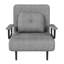 Lit convertible pliant gris avec 5 coussins et 5 coussins, idéal pour les salles familiales, l'espace et le confort