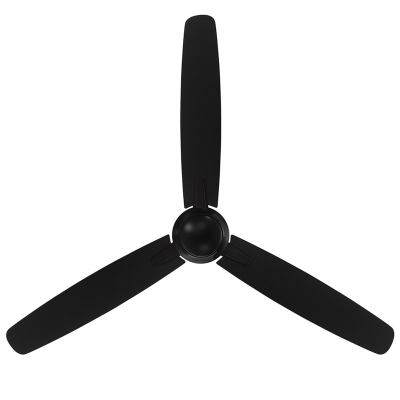 54" Blitzen 3 - Blade Smart Ceiling Fan With Remote Control Included, Works With Google Assistant, Amazon Alexa, iOS And Android APP
