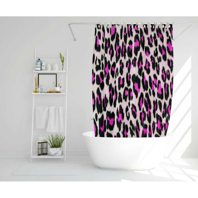 Skeggi Polyester Shower Curtain, 168cm H x 168cm W