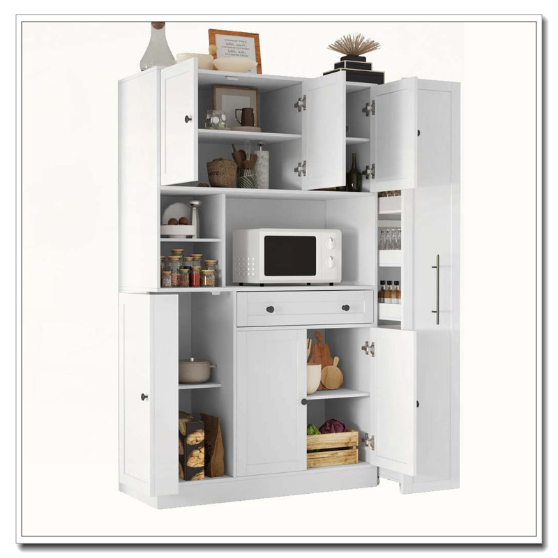 Garde-manger autoportant Traditional, Blanc