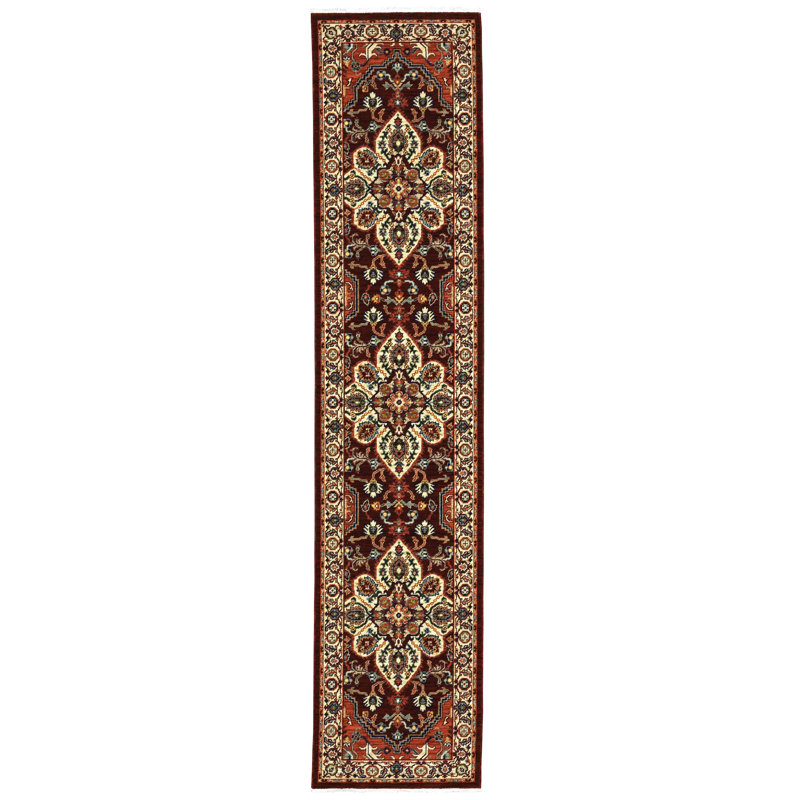 Oaklynn Performance Oriental Indoor Rug, Runner 2'6" x 12'