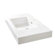 Ablitas 35.8 in. Rectangular Composite Granite Stone Bathroom Vanity Sink