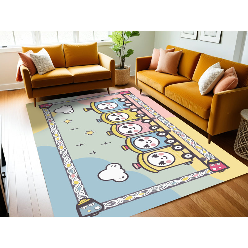 Tapis pour enfants East Urban Home, Rectangulaire 2 pi x 3 pi
