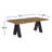 Morrisonville Rectangular Teak Outdoor Dining Table