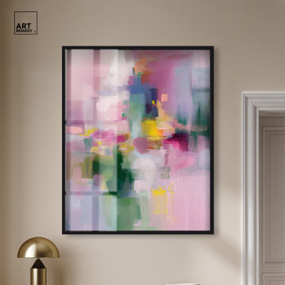 Grande décoration murale Taste of Joy II par Art Remedy, cadre noir, 16 x 20