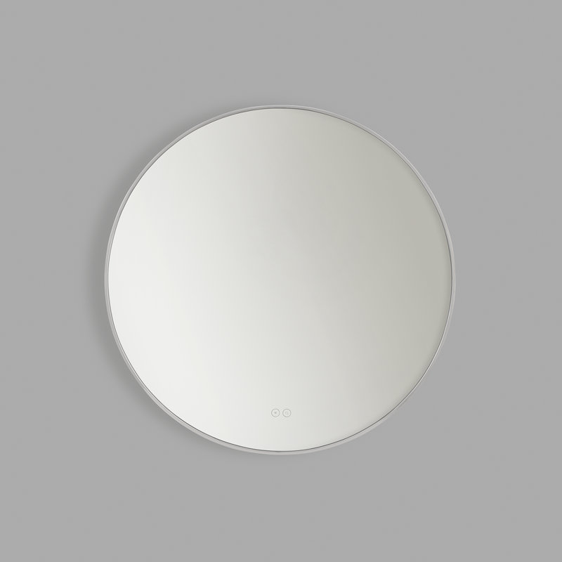 Cadre Round Mirror 30x30 from Generation Lighting , Chrome, 30" x 30"