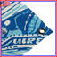Tapisserie murale bleue abstraite - Décoration murale tambour-129133838