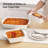 Ceramic Rectangular Baking Dish Set, 3-Piece Bakeware Set (4", 8", 13") With Handles, Professional Fluted Baker For Lasagna And Roasting, White