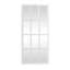 Miroir mural en bois blanc