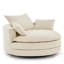 Méridienne surdimensionnée pivotante à 360 ° avec coussin double et coussins-871857459