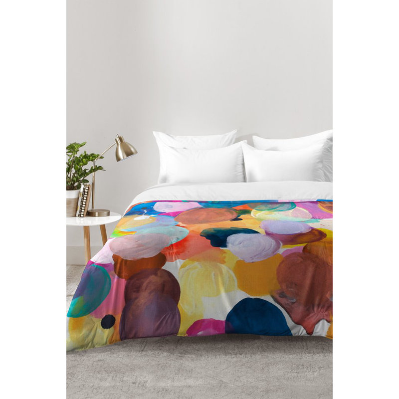 Kent Youngstrom Modern & Contemporary Polyester Abstract Comforter, Twin XL Comforter + 1 Standard Sham