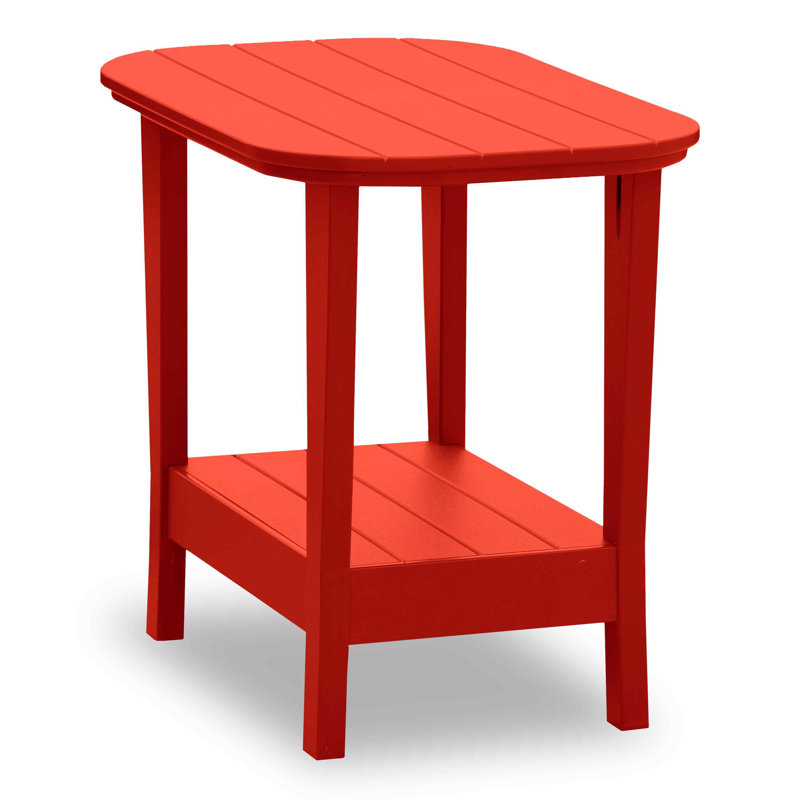 Table d'appoint Aru, Rouge