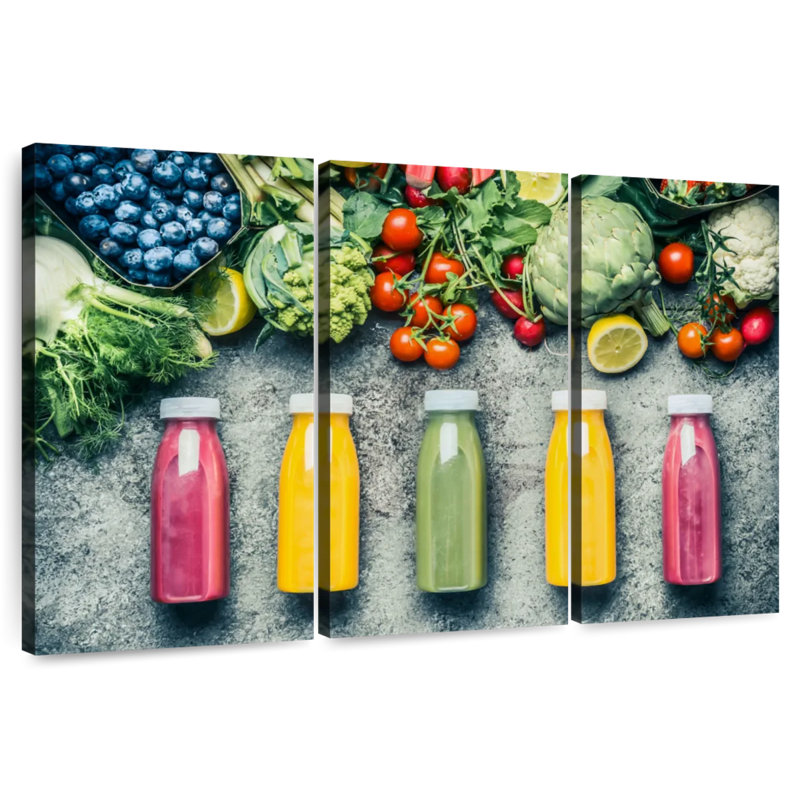 Yarlin jus de fruits frais, H 48 po x l 74 po