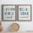 Gray Framed Canvas
