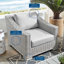 Fauteuil d'extérieur en rotin Conway-821940995