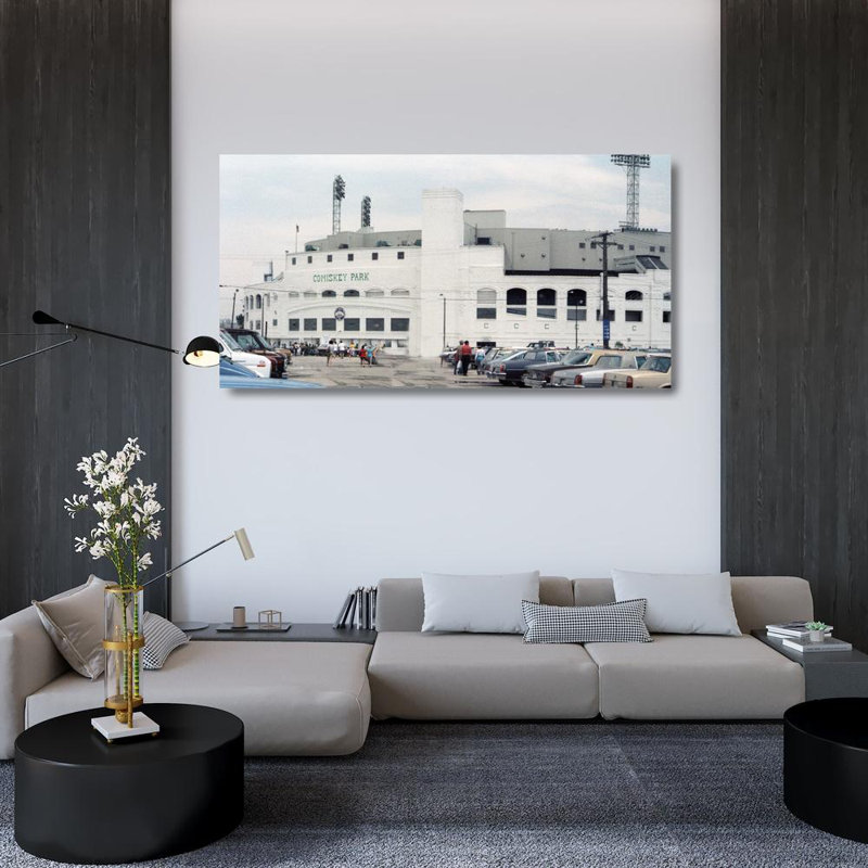 Comiskey Park, 25" H x 48" W