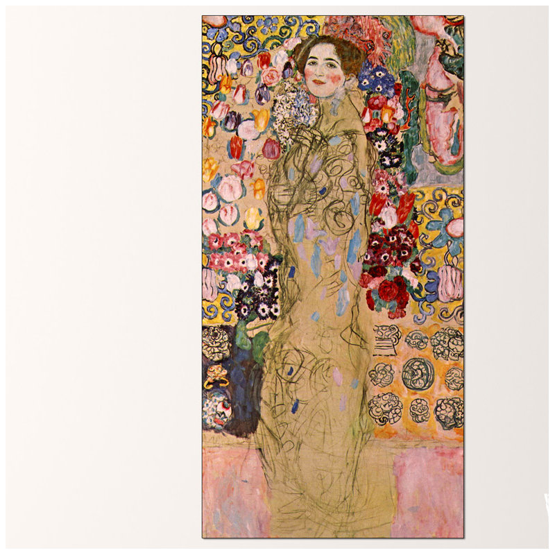 Gustav Klimt - Wrapped Canvas Painting, 140cm H x 70cm W x 1.8cm D