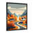 Impression noire sur toile encadrée sélectionné