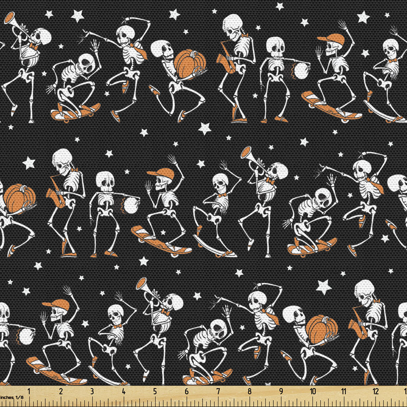 Alazar Carnival Skeleton Fabric