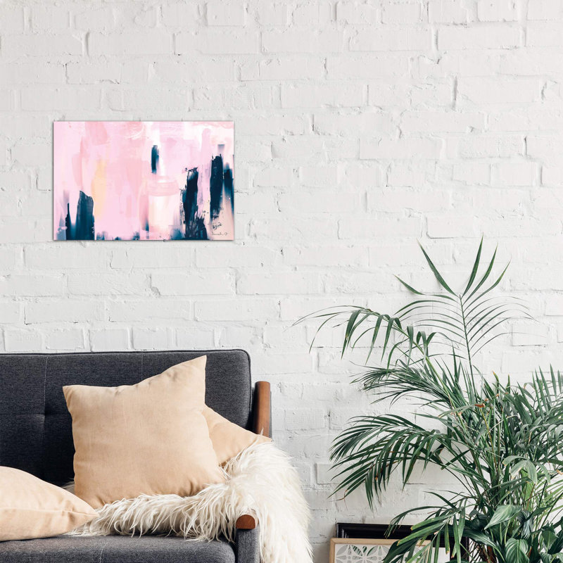 Pink Navy by Dan Hobday - Wrapped Canvas Painting, 101.6 cm H x 66.04 cm W x 1.91 cm D