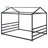 Metal House Shape Platform Bed