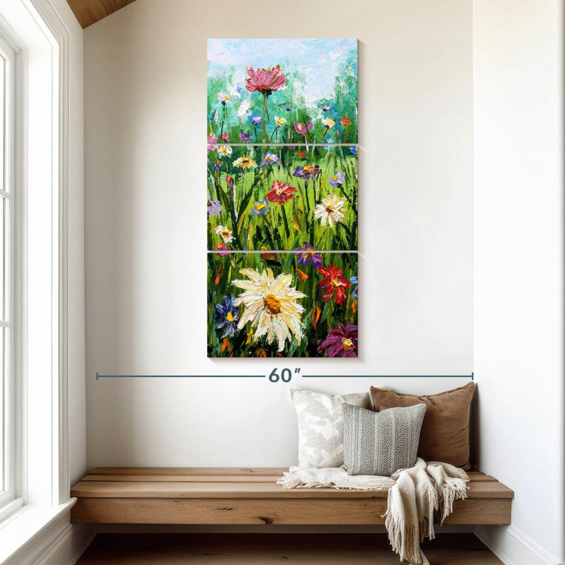 Acrylic Botanical, 52" H x 24" W