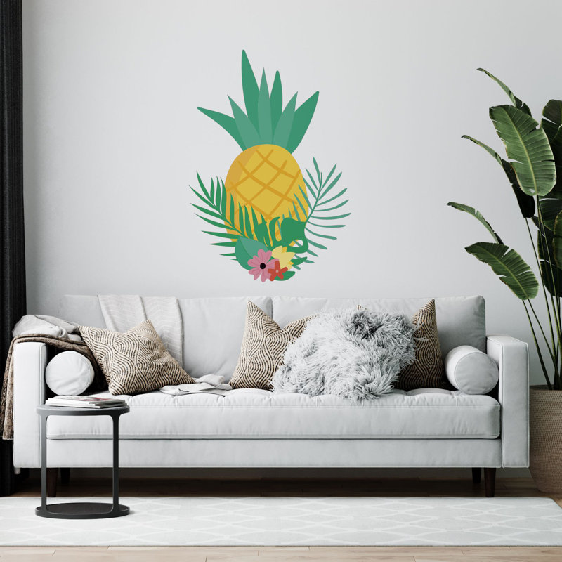 Adhésif décoratif fleur tropicale