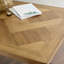 Metal Base Dining Table