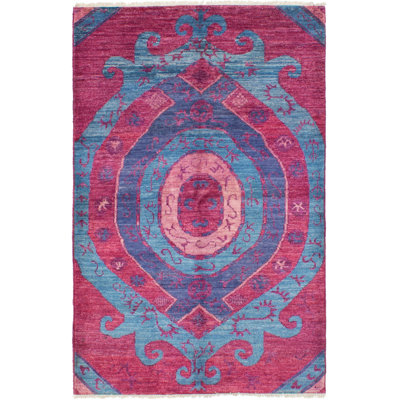 Woehler One-of-a-Kind 5'1" X 8' 2010s Wool Area Rug in