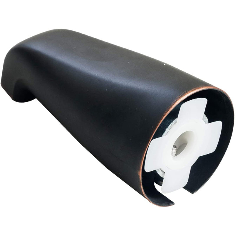 Sento Bathroom Tub Spout, Oil Rubber Bronze
