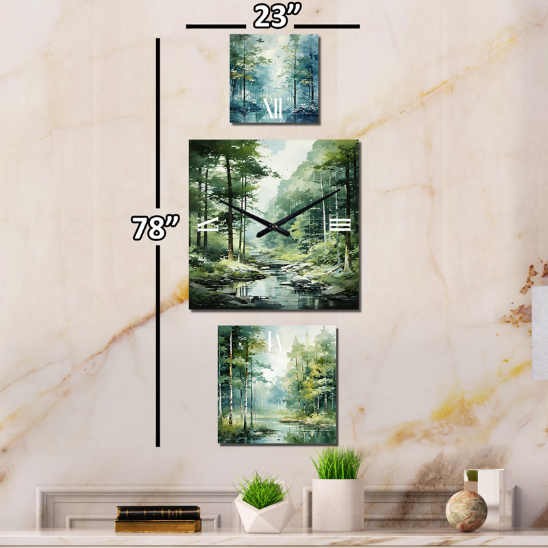 Makayah Metal Wall Clock