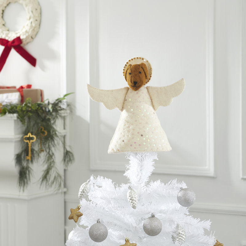Décoration pour sommet de sapin ange