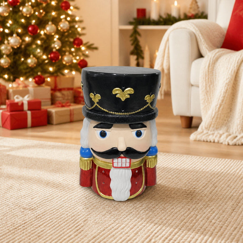 Nutcracker Soldier Stool and Side Table