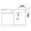 Lantos 86 x 50cm Inset Kitchen Sink