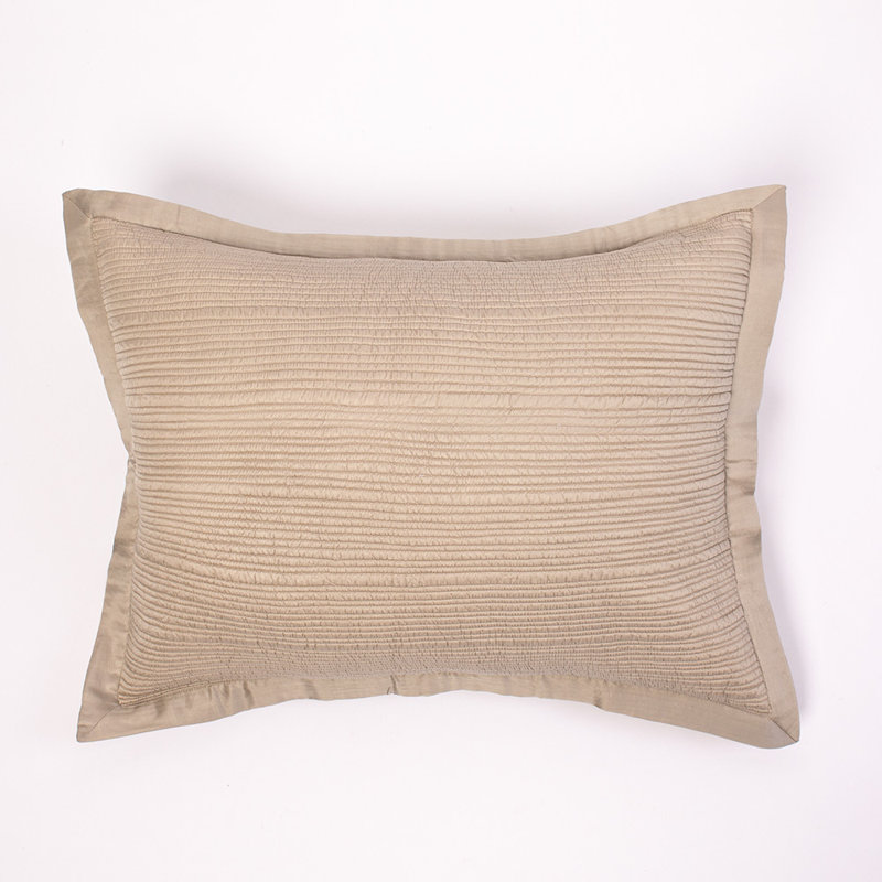 Christy Cotton Blend Ties Sham, Standard