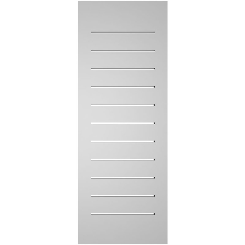Évent à pignon fonctionnel en uréthane rectangulaire à fixation en surface, brun clair apprêté, H 38 po x l 14 po x P 2 po
