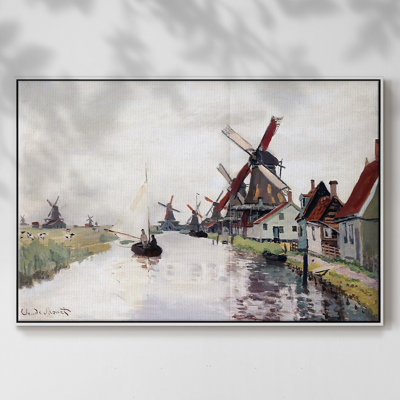 " Windmills In Holland, 1871 "