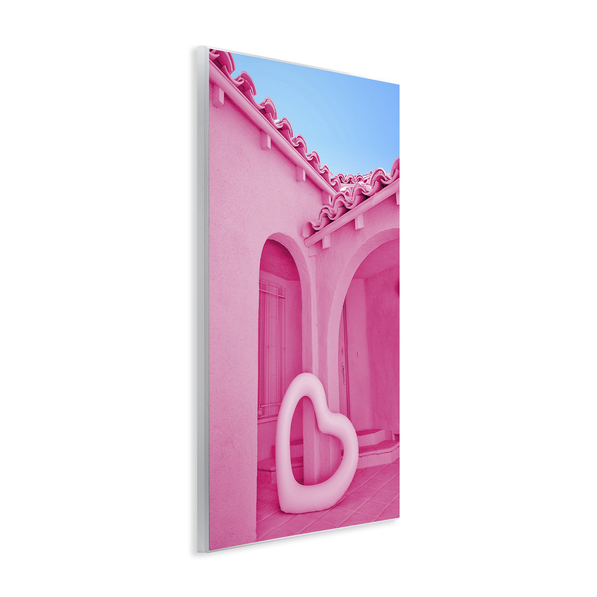 Mercer41 Pink Pop Heart at Villa Wall Plaque, design by LISH Creative ...