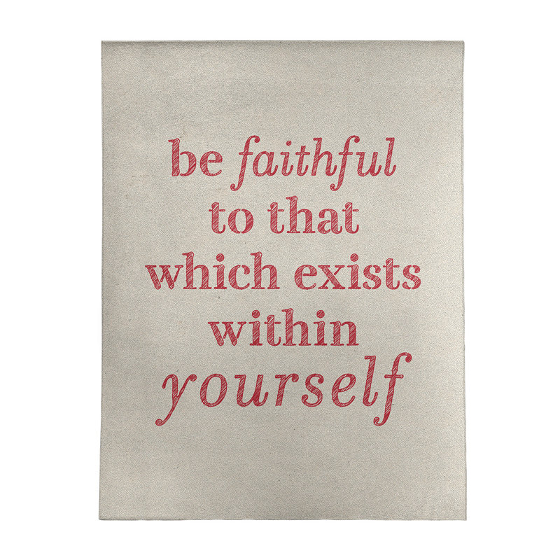 Quotes Chenille Indoor Rug, Rectangle 9' x 12'