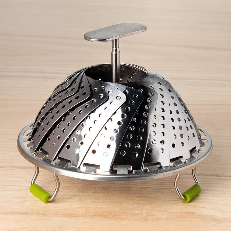 Panier cuiseur à vapeur en acier inoxydable de 6 po avec diamètre 5,5 po clapier surmeuble